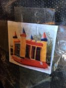 Fun house, inflatable, mini castle, 8'x 8' x8', with blower, B condition