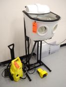 Stratasys Water Jet Cleaner, Model OWJ-O3US, Serial# WJ134700996US, Built 2013. Includes a Karcher m