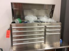 Knight 8 drawer stainless steel clean room tool chest