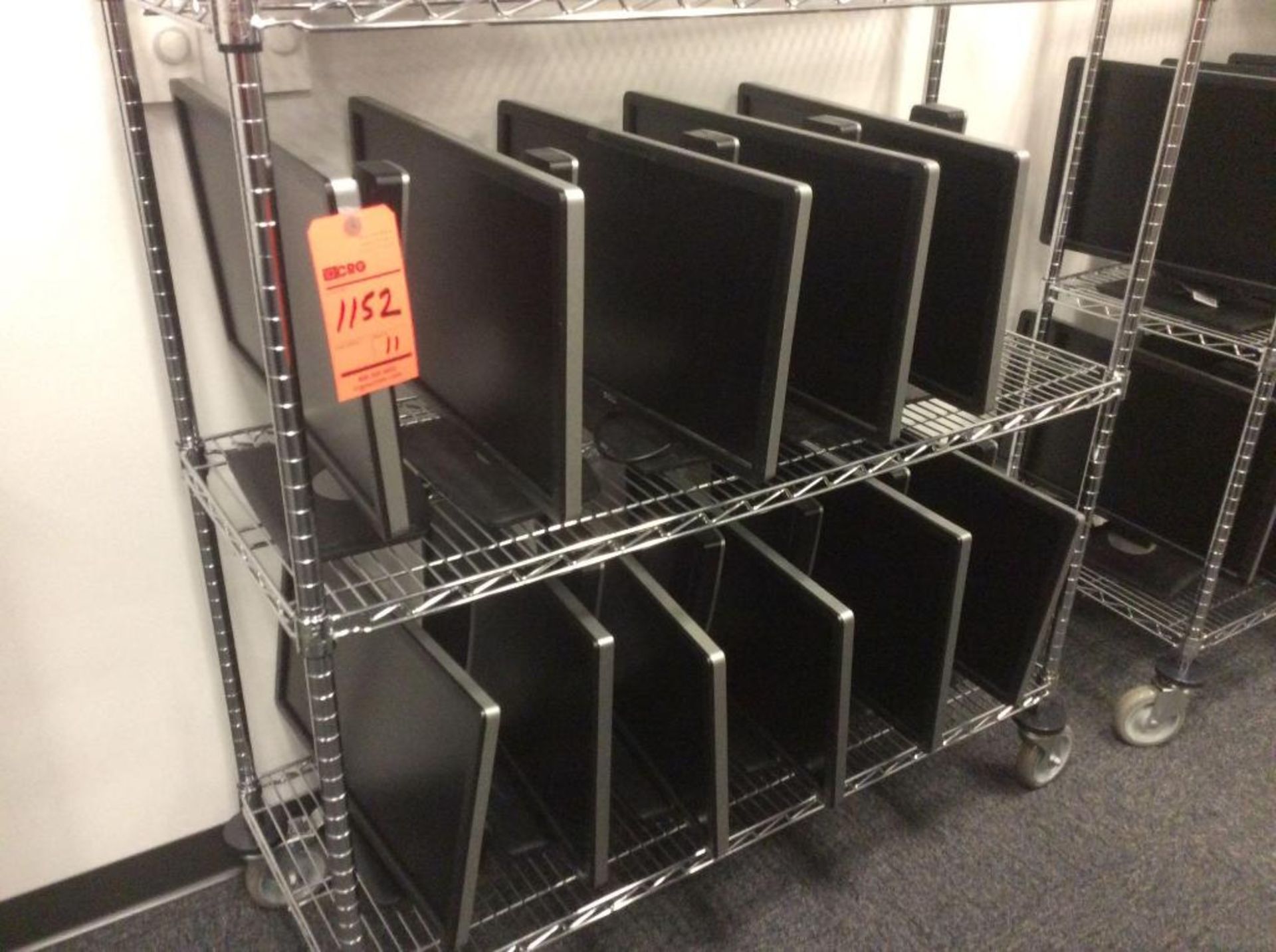 Lot of (11) flatscreen monitors