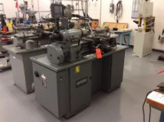 Hardinge HLVH precision tool room lathe with dovetail bed, sn 10477T, 12" x 24" BC, Newall DRO packa