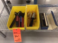 Lot f CAT-40 tools, wrenches and collet cleaners