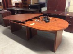Lot of 3 assorted conference tables, disassmbled - no hardware