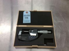 Mitutoyo 0-1" disc micrometer with case, mn 323-250