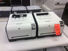 Lot of (2) HP Laser Jet CP1525NW color printers