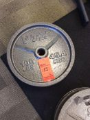 (2) VTX 100 lb weight plates