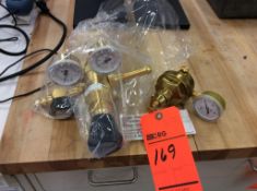 Lot of (2) asst Harris gas valves