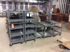 Lot of (5) asst portable carts