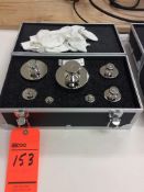 Troemner 7 pc precision scale weight set with case