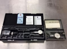 Lot of (2) asst dial test indicators with cases