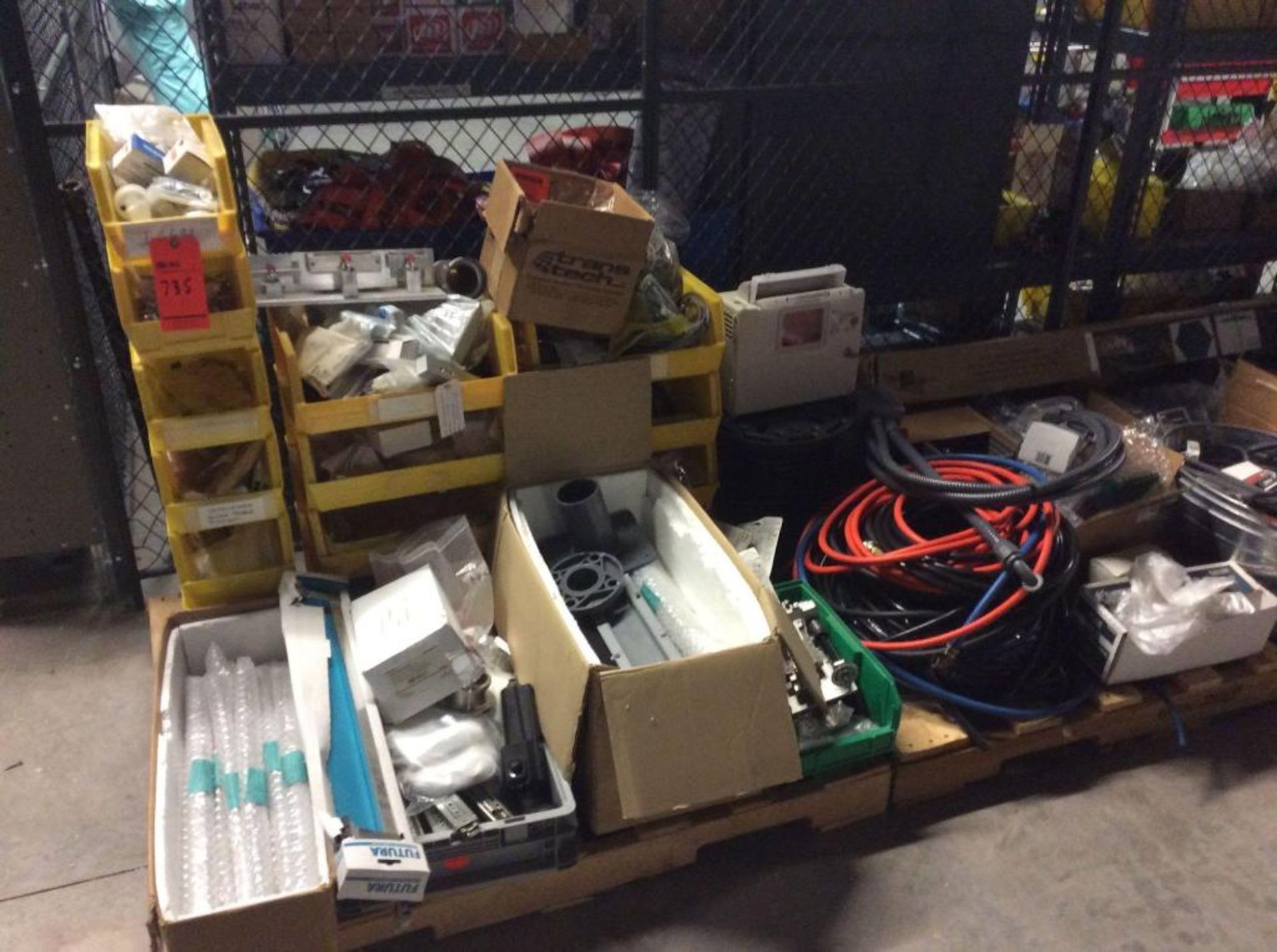 Lot of misc parts, hardware, and building maintenance items, contents of 8 skids - Image 2 of 3