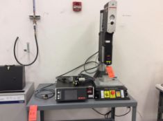 Branson ultrasonic welder, mn X-2000, sn XAF100937750 with Branson digital 30:0.75 controls