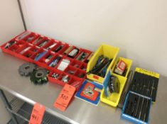 Lot of asst cutters and perishable tooling