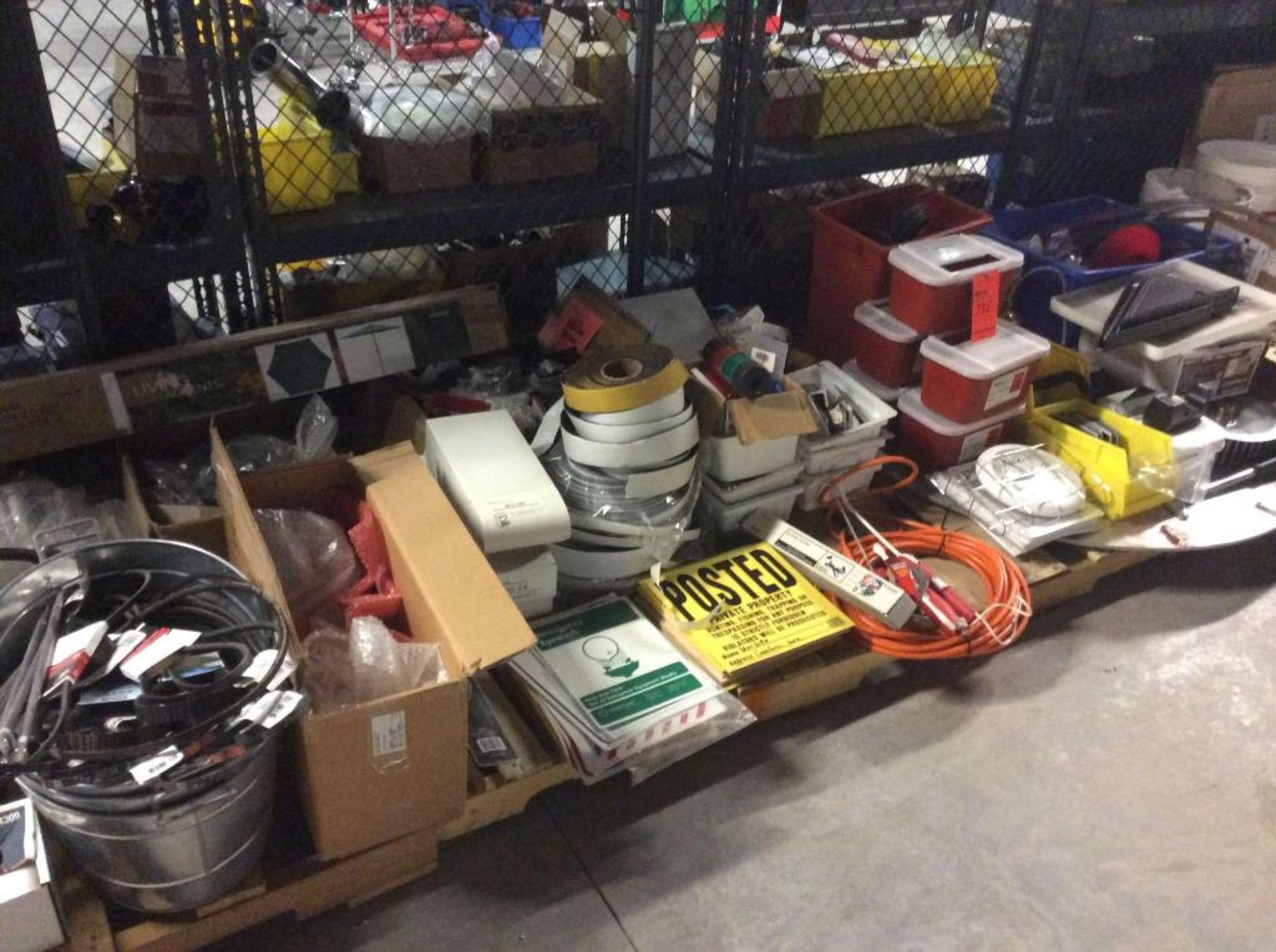 Lot of misc parts, hardware, and building maintenance items, contents of 8 skids - Image 3 of 3