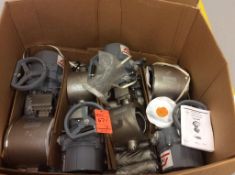 Lot of (4) Schubert and Salzer ball valves, (2) 8" and (2) 6"