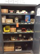 Lot of asst tooling, parts and grinding accessories, contents of cabinet