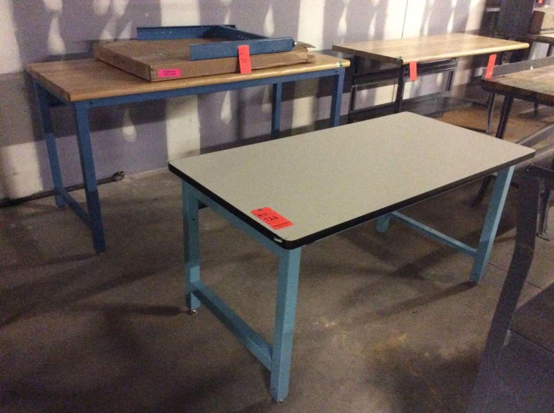 Lot of (2) asst heavy duty work benches
