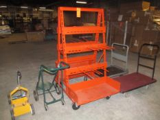 Lot of (5) asst. handling carts