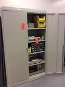 Lot (2) 2-door storage cabinets