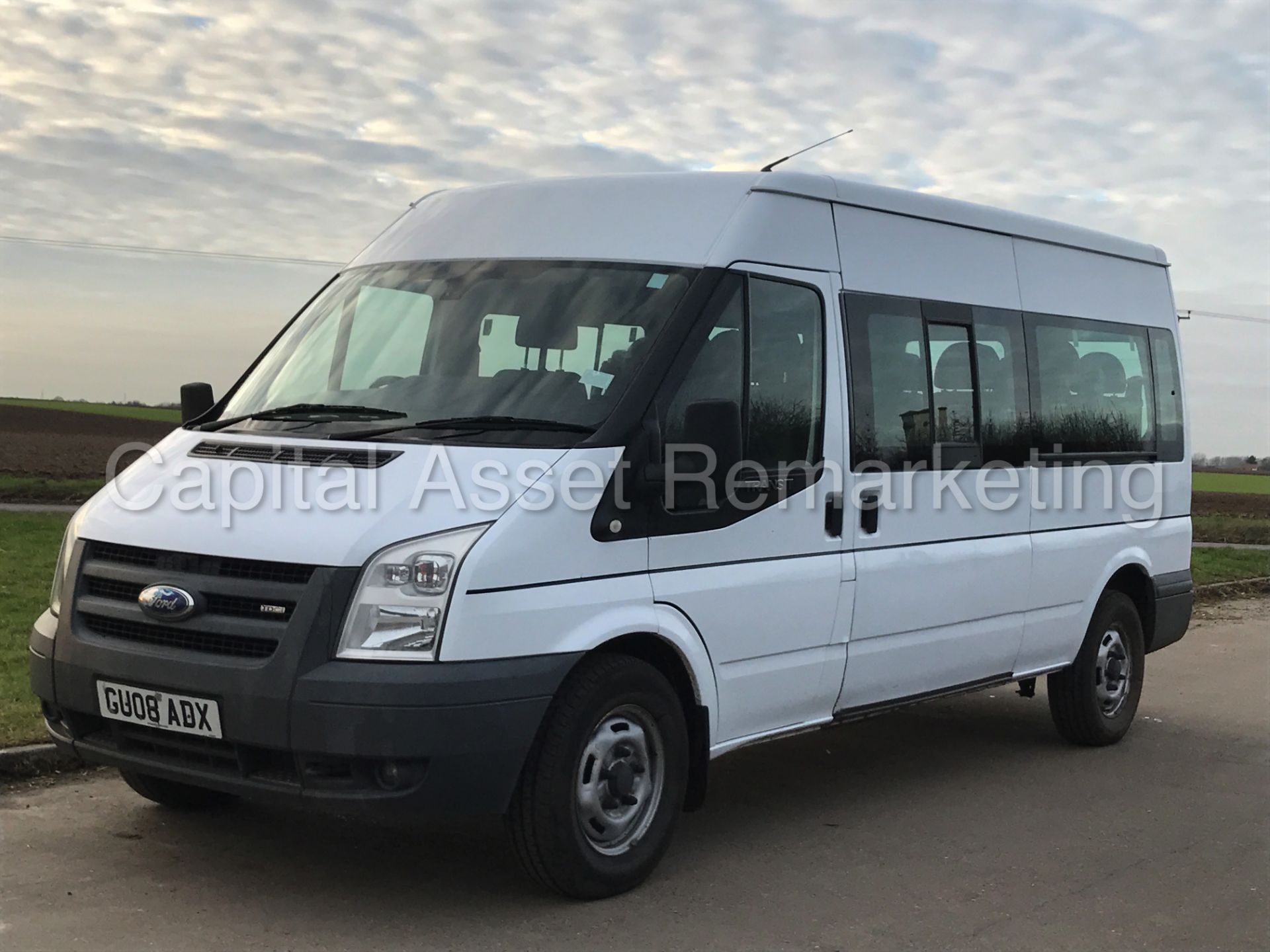 (On Sale) FORD TRANSIT 100 T350 RWD '15 SEATER BUS' (2008) '2.4 TDCI - LWB' **LOW MILES** (NO VAT) - Image 2 of 26