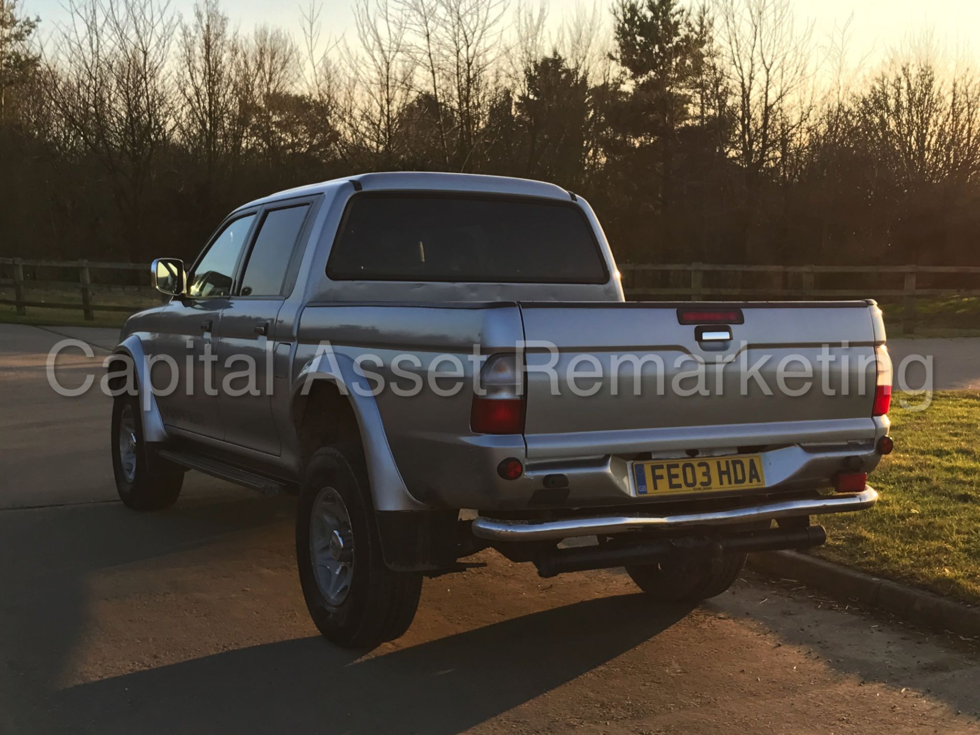 MITSUBISHI L200 'WARRIOR' (2003 - 03 REG) 'DOUBLE CAB PICK-UP - LWB - LEATHER - AIR CON' (NO VAT) - Image 3 of 23