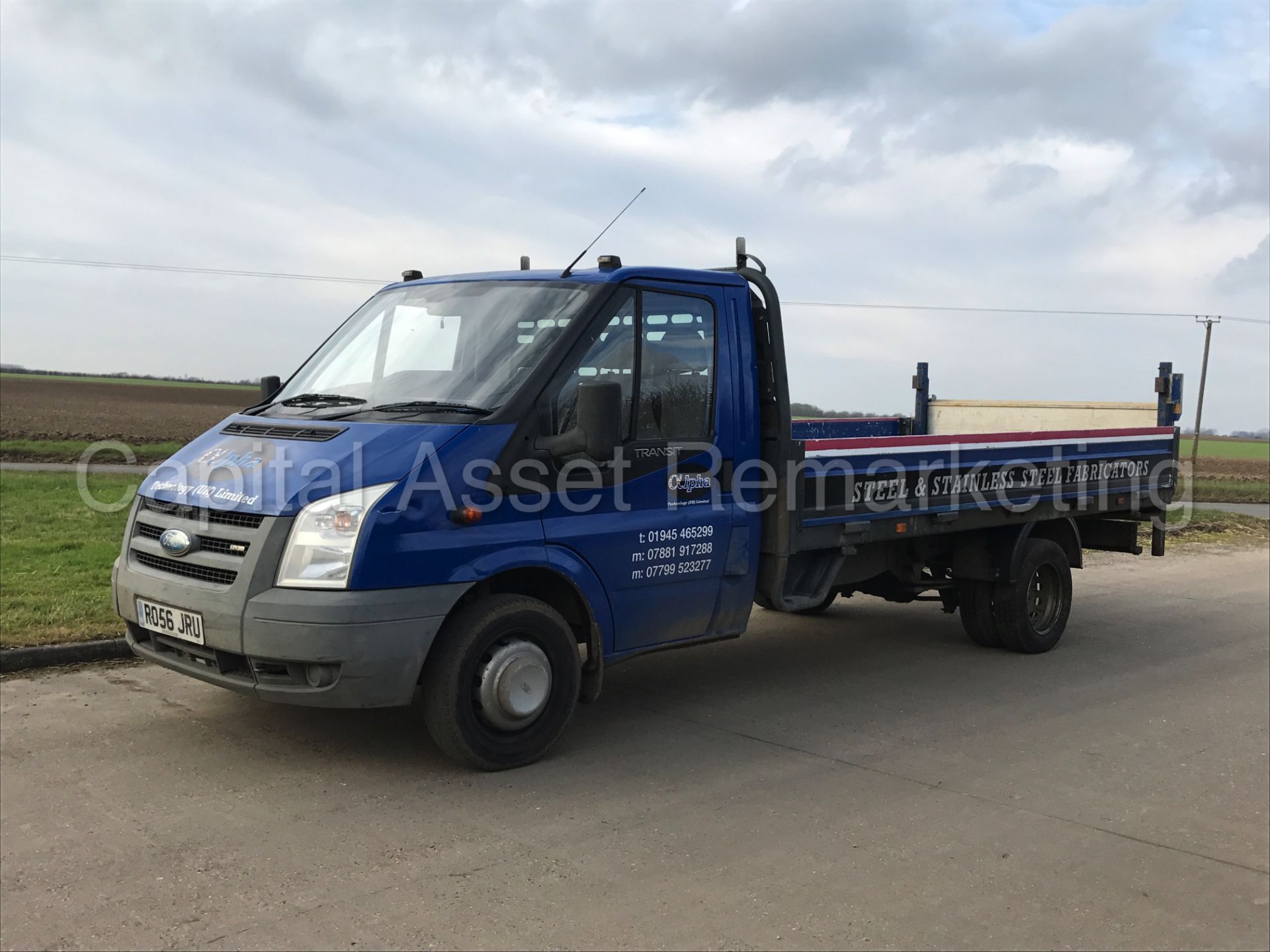 FORD TRANSIT 100 T350 'LWB - DROPSIDE' (2007 MODEL) '2.4 TDCI - DIESEL' (NO VAT - SAVE 20%)