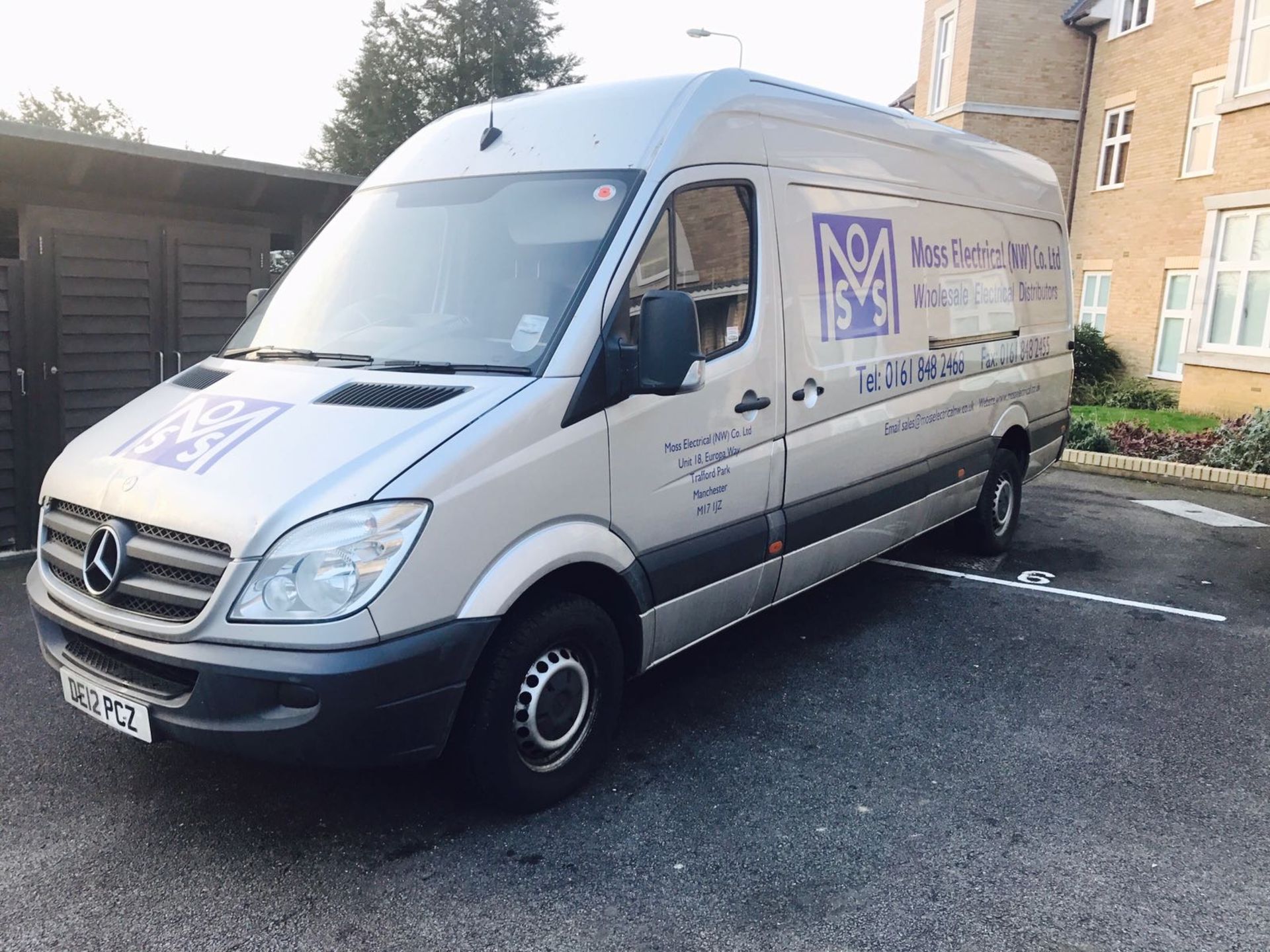 MERCEDES SPRINTER 313CDI LONG WHEEL BASE / HIGH ROOF - 2013 MODEL - 1 PREVIOUS OWNER - SILVER - LOOK