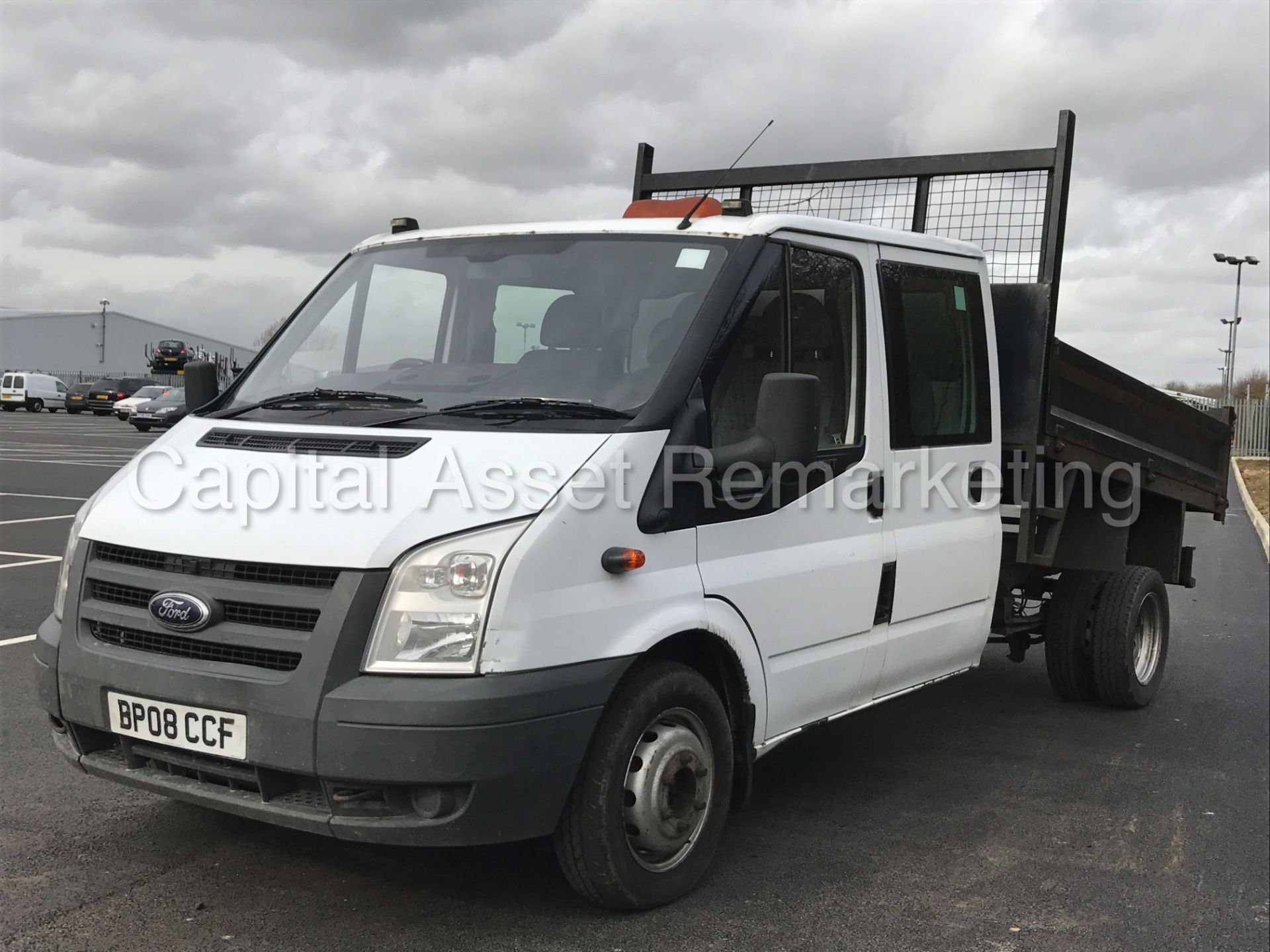 FORD TRANSIT 100 T350 'D/CAB TIPPER' (2008 - 08 REG) '2.4 TDCI - 100 PS' (1 FORMER COMPANY OWNER) - Image 2 of 17