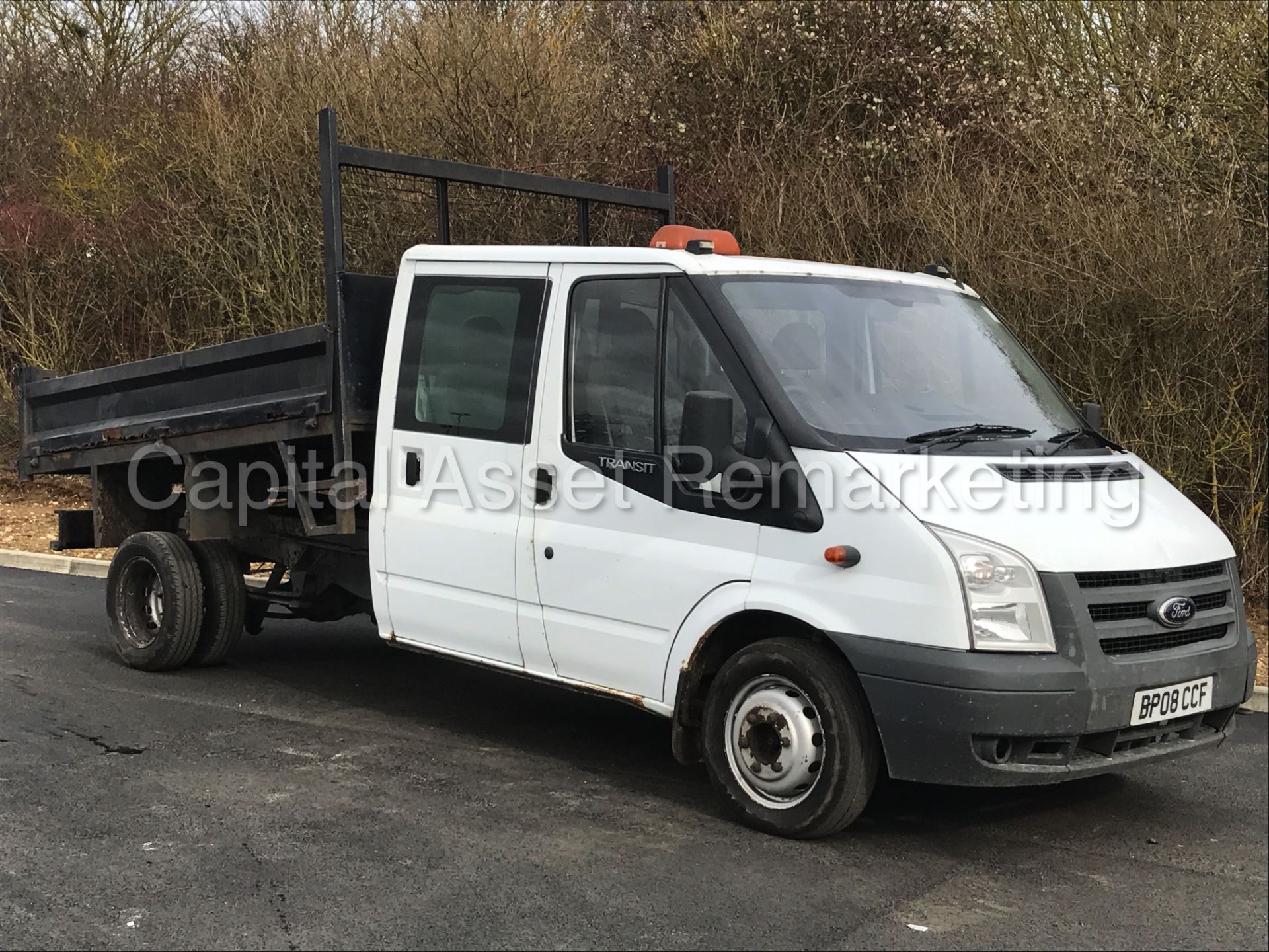 FORD TRANSIT 100 T350 'D/CAB TIPPER' (2008 - 08 REG) '2.4 TDCI - 100 PS' (1 FORMER COMPANY OWNER) - Image 6 of 17