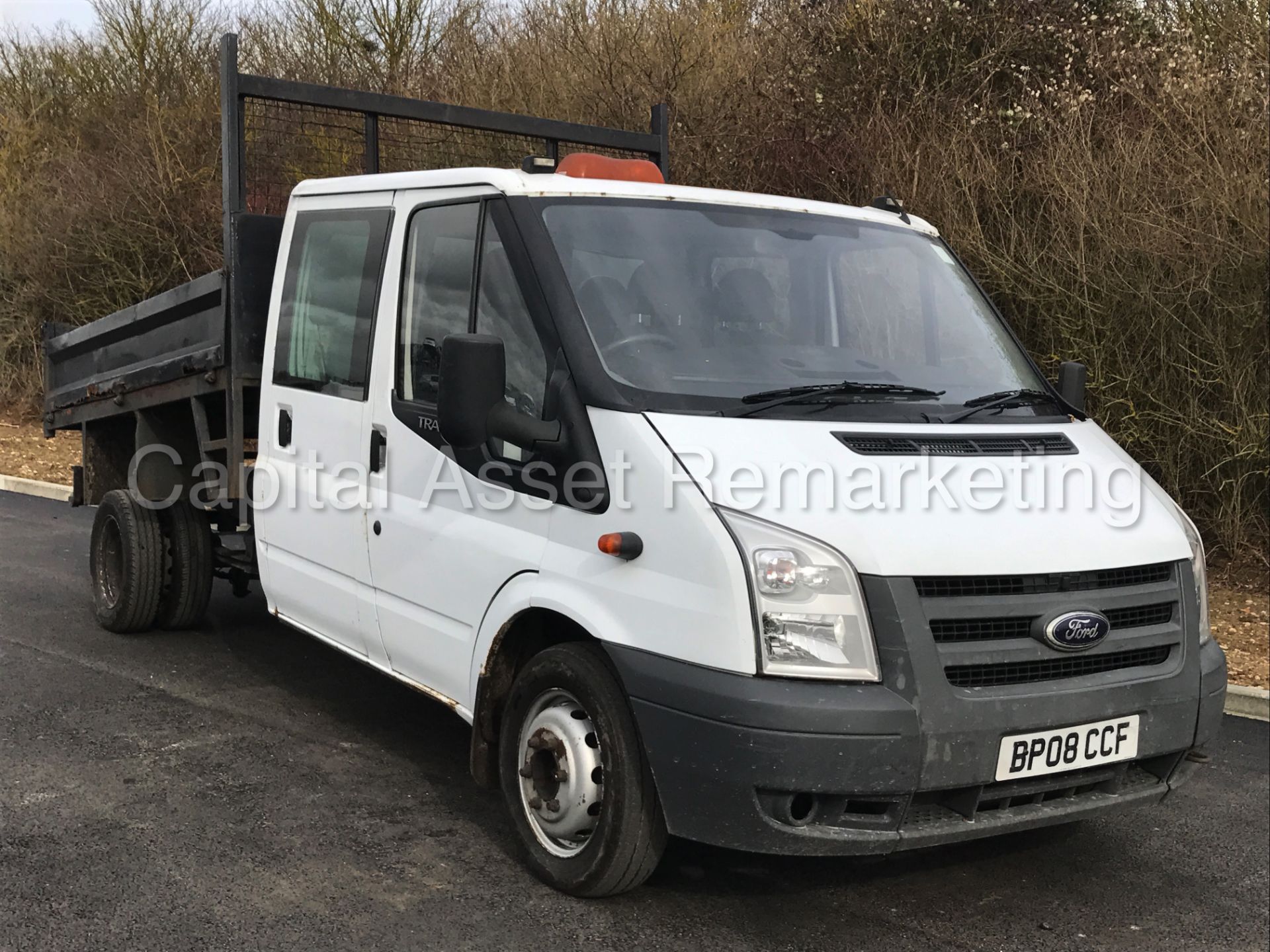 FORD TRANSIT 100 T350 'D/CAB TIPPER' (2008 - 08 REG) '2.4 TDCI - 100 PS' (1 FORMER COMPANY OWNER) - Image 7 of 17