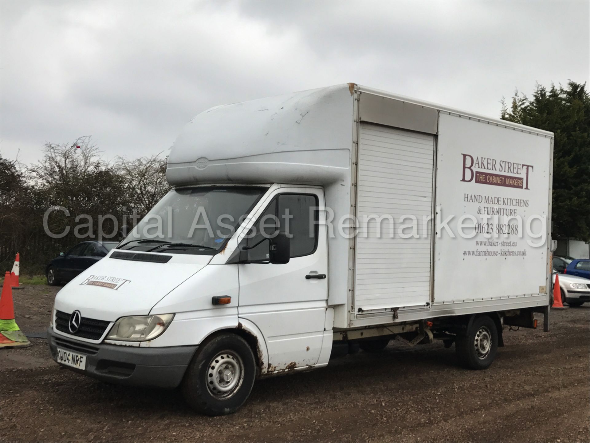 MERCEDES-BENZ SPRINTER 311 CDI 'LWB - LUTON / BOX VAN' (2004 - 04 REG) **ELECTRIC TAIL-LIFT** NO VAT