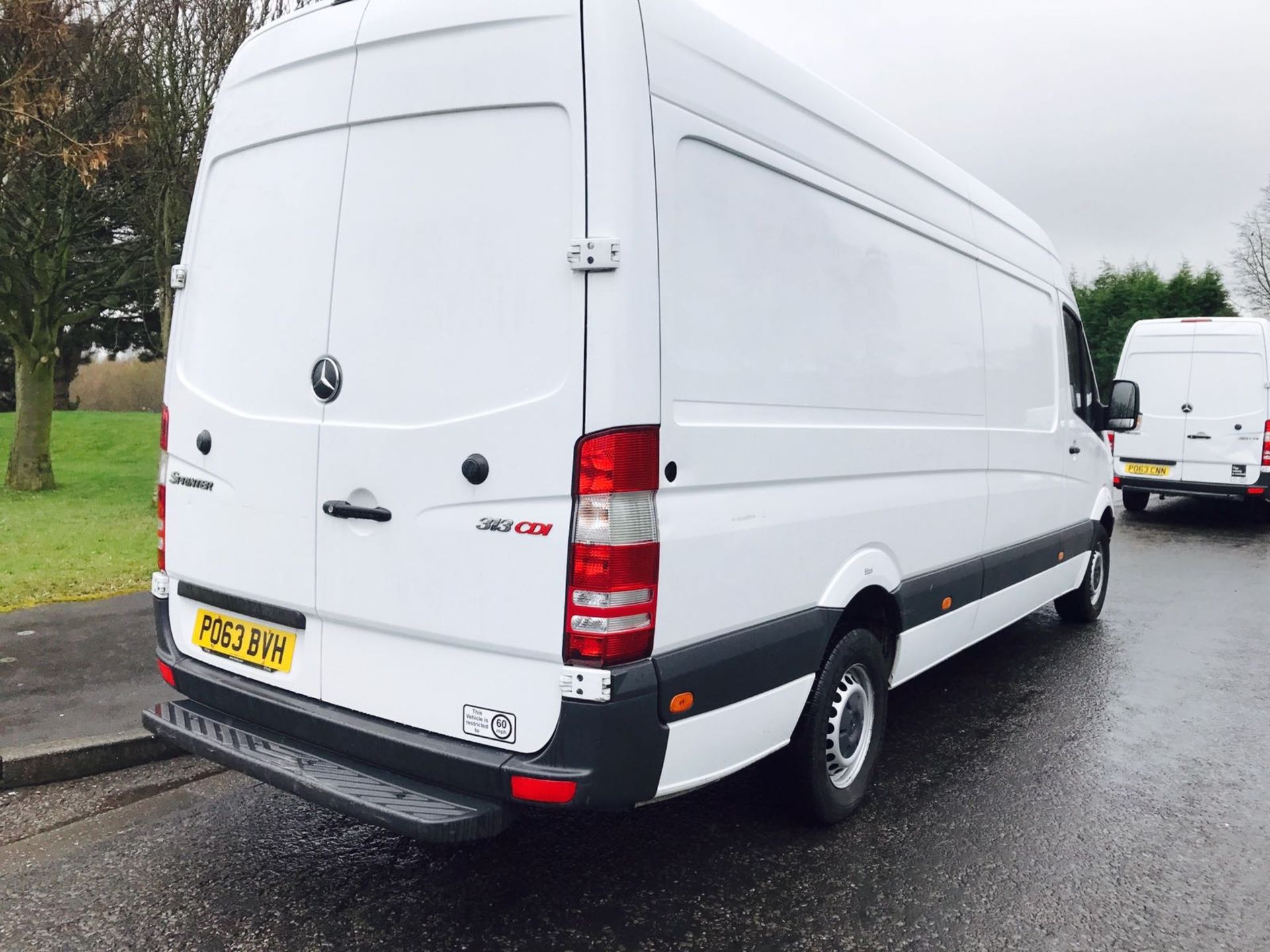 MERCEDES SPRINTER 313CDI "130BHP - 6 SPEED" LWB / HI TOP (2014 MODEL) 1 OWNER - ELEC PACK - ONLY 57K - Image 4 of 11