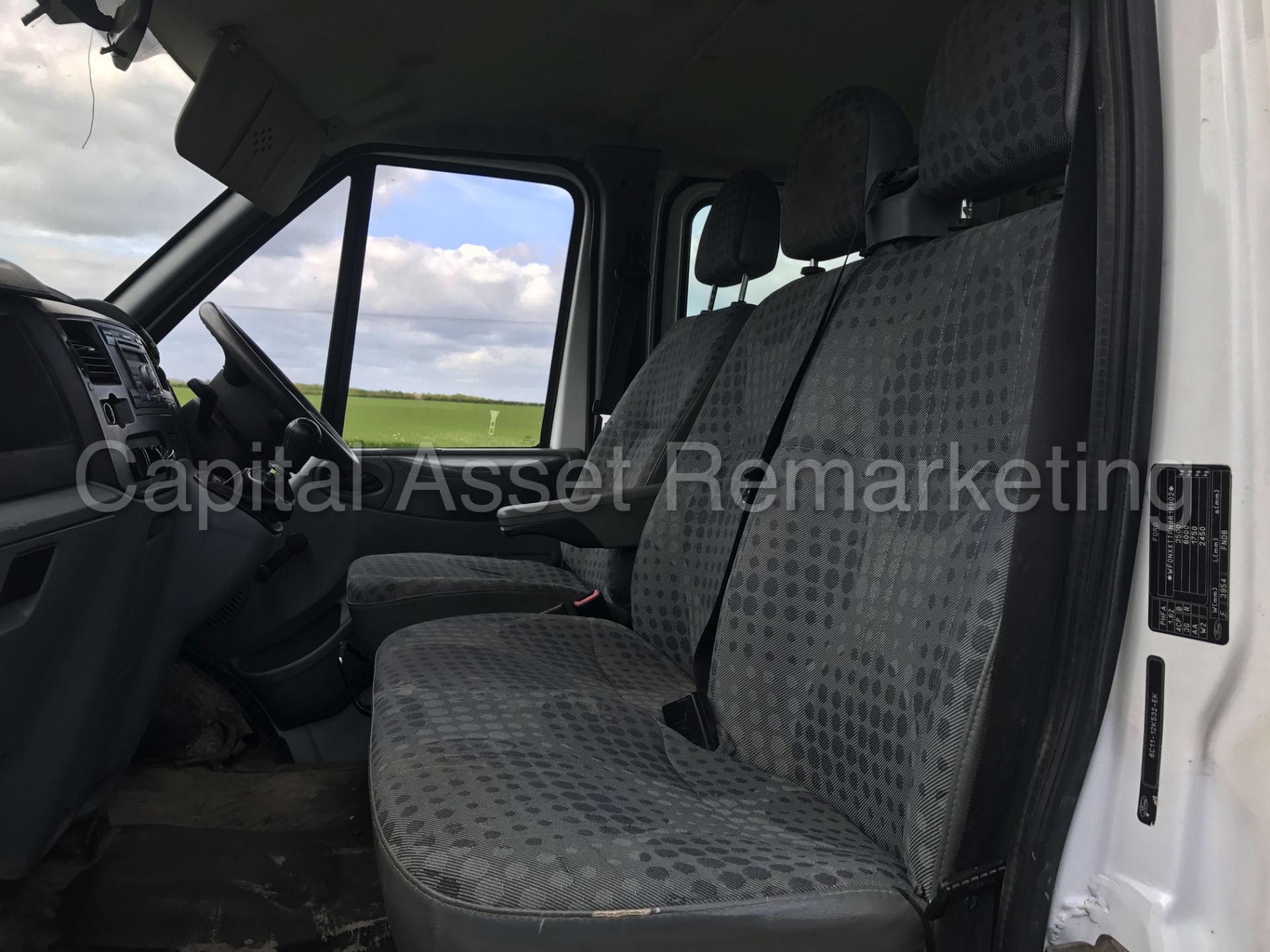 FORD TRANSIT 100 T350EF RWD 'DROPSIDE' (2008) '6 SEATER D/CAB - ELECTRIC TAIL-LIFT' - Image 22 of 25