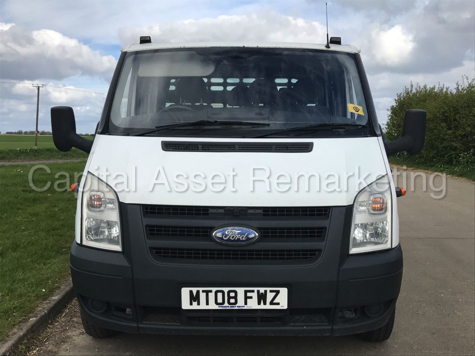 FORD TRANSIT 100 T350EF RWD 'DROPSIDE' (2008) '6 SEATER D/CAB - ELECTRIC TAIL-LIFT' - Image 10 of 25