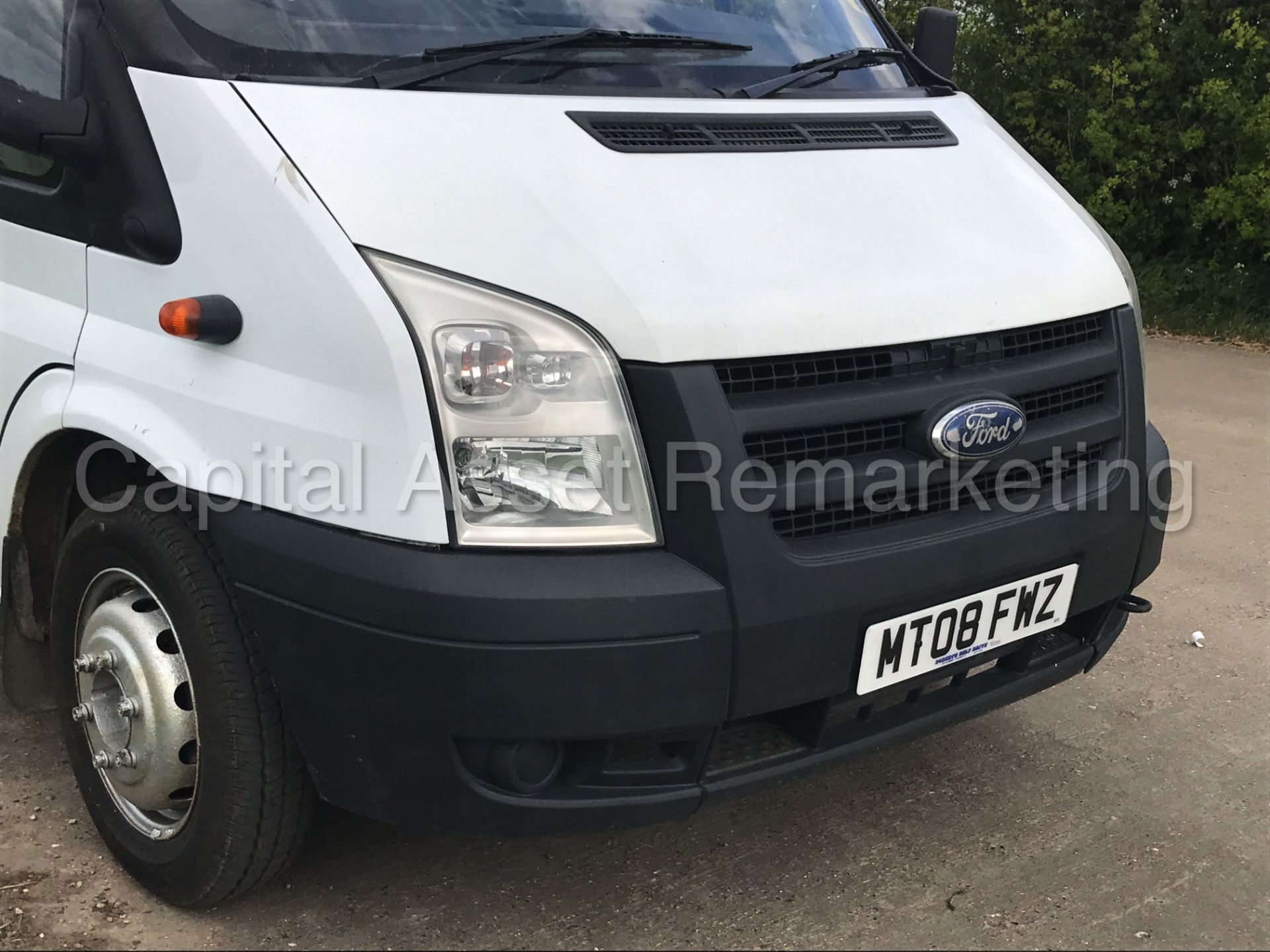 FORD TRANSIT 100 T350EF RWD 'DROPSIDE' (2008) '6 SEATER D/CAB - ELECTRIC TAIL-LIFT' - Image 11 of 25