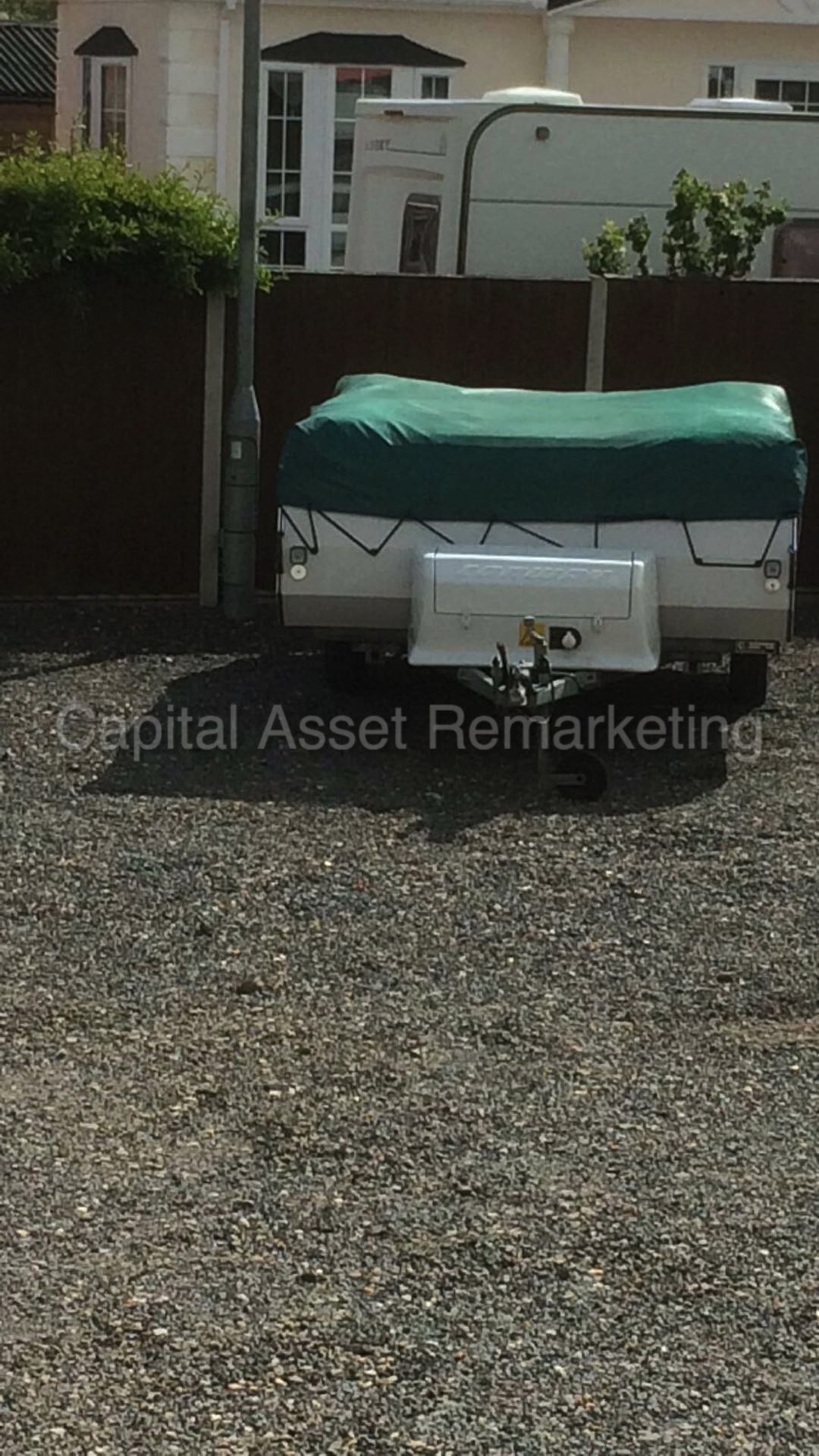 CONWAY CRUISER  6 BERTH 'LIGHTWEIGHT' TRAILER TENT SINGLE AXLE 2002 / 2003 MODEL VINYL GRAPHICS FULL - Image 6 of 13