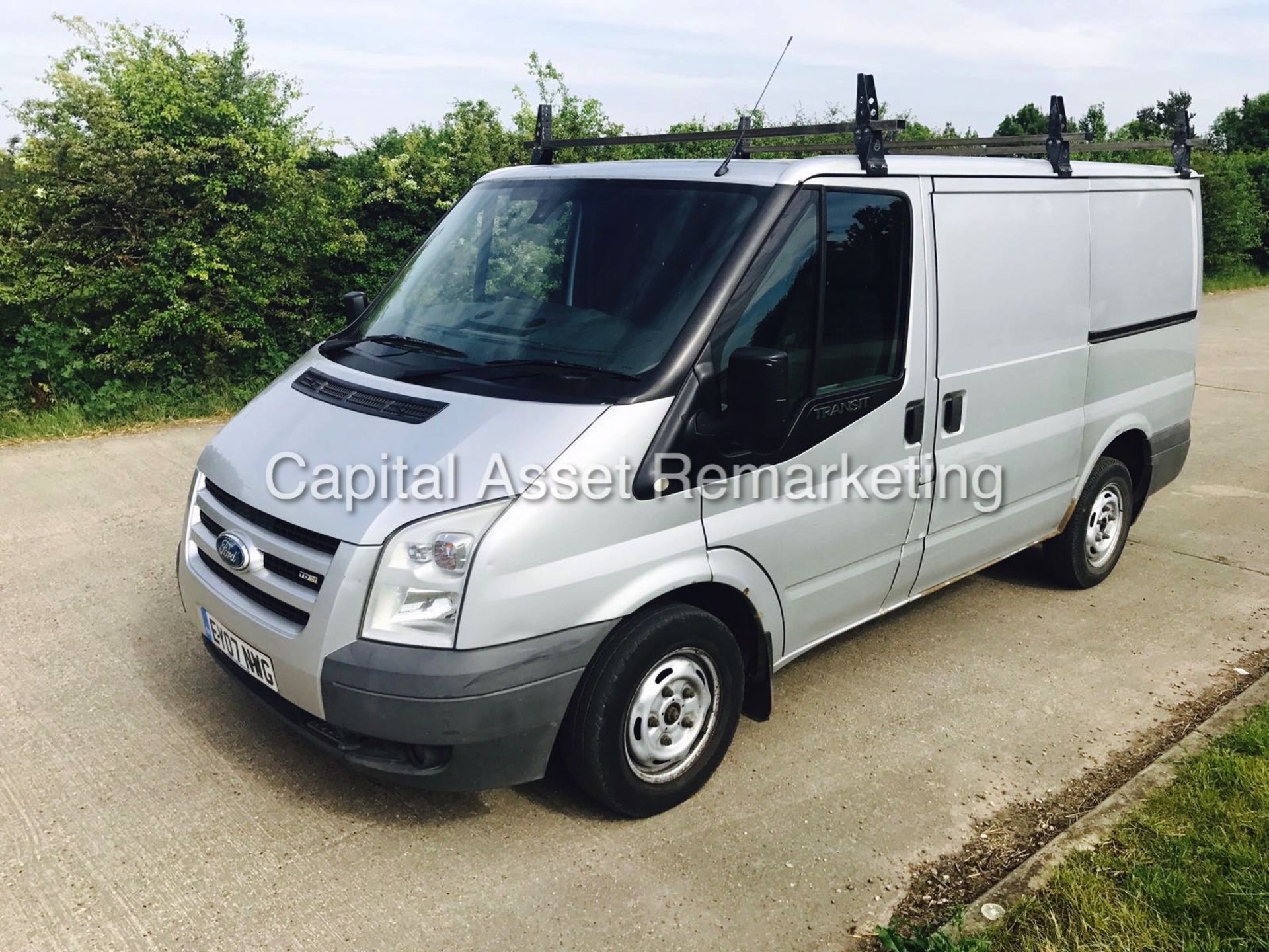 (ON SALE) FORD TRANSIT 2.2TDCI (110) NEW SHAPE - SILVER - LONG MOT - AIR CON - ELEC PACK - SLD - Image 3 of 10