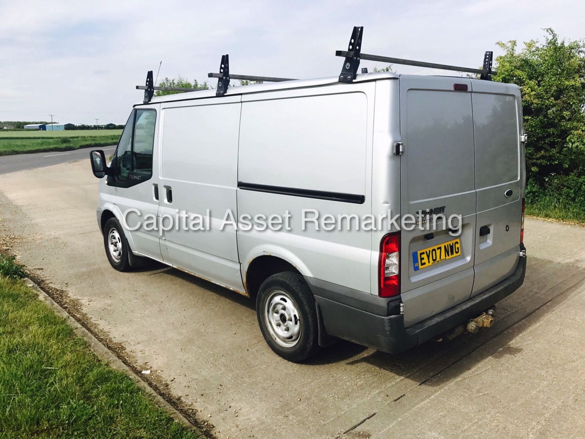 (ON SALE) FORD TRANSIT 2.2TDCI (110) NEW SHAPE - SILVER - LONG MOT - AIR CON - ELEC PACK - SLD - Image 2 of 10