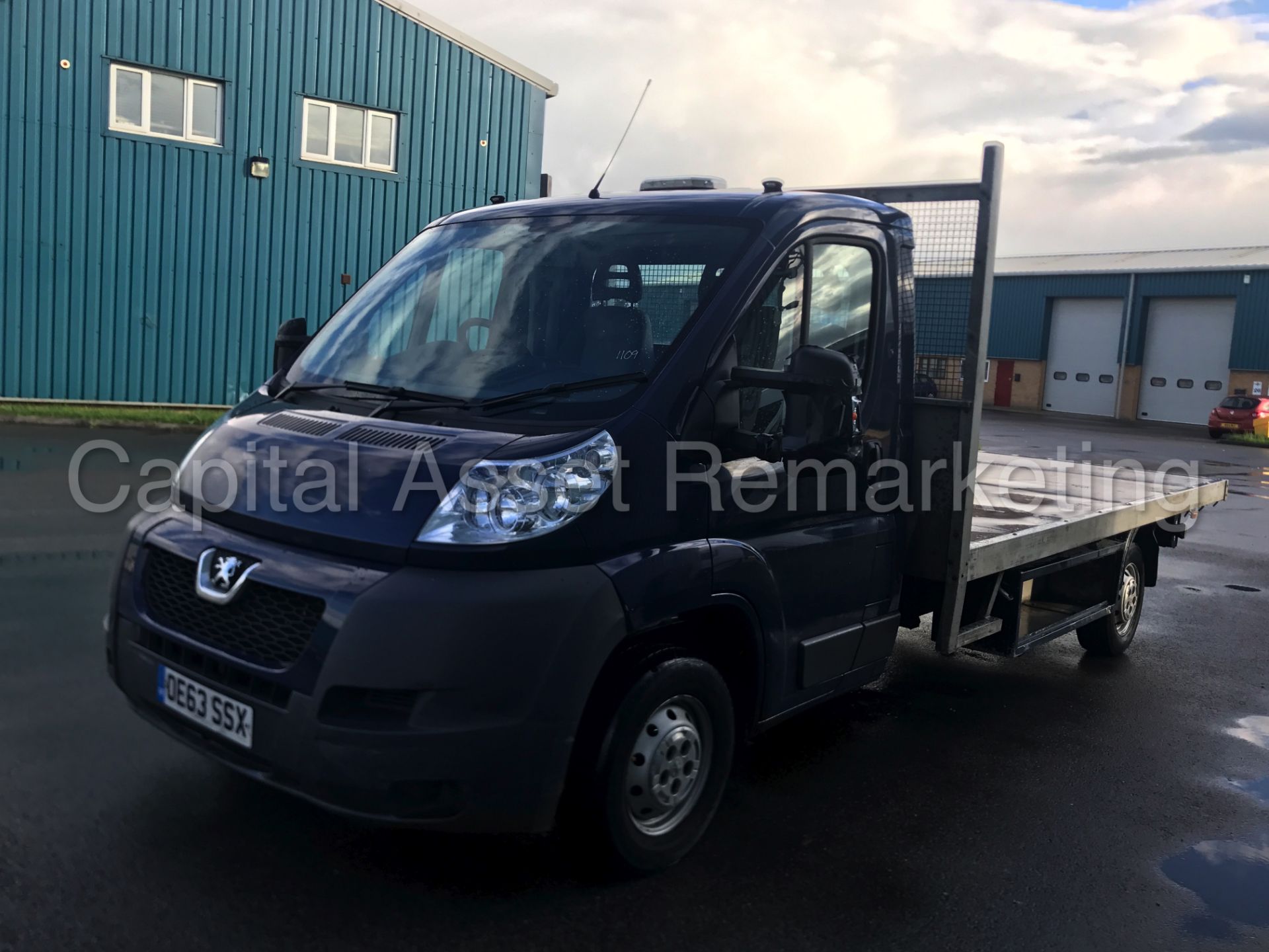 PEUGEOT BOXER 'L3 LWB - 13 FT FLATBED' (2014 MODEL) 2.2 HDI - 130 BHP - 6 SPEED' (1 COMPANY OWNER)