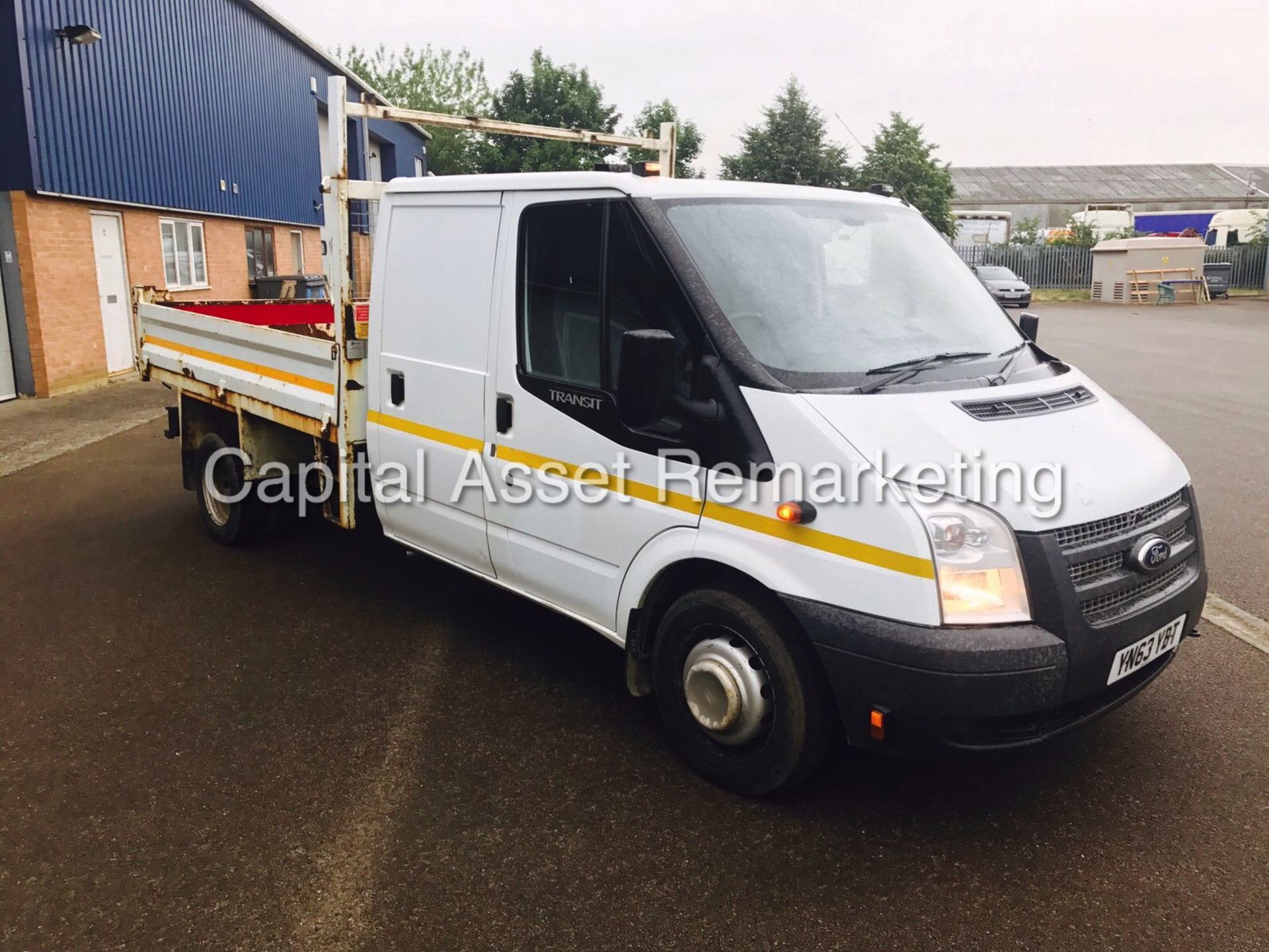 FORD TRANSIT T350L 2.2TDCI "125" DOUBLE CAB TIPPER - 2014 MODEL - 1 OWNER - AIR CON - GREAT SPEC!!! - Image 7 of 14