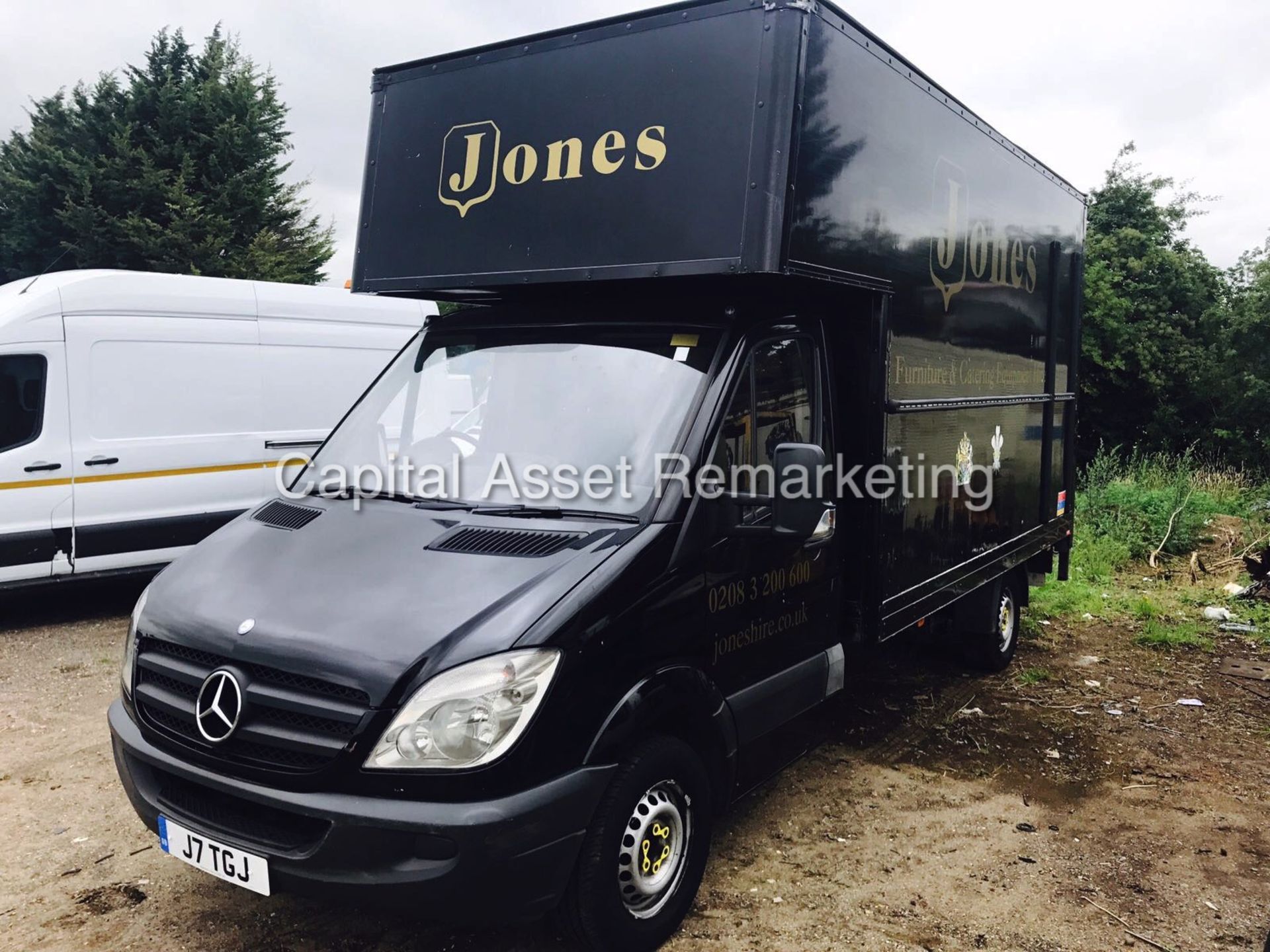 MERCEDES SPRINTER 311CDI LONG WHEEL BASE LUTON REMOVALS TRUCK - 07 REG - FSH - TAIL LIFT - ELEC PACK - Image 3 of 10