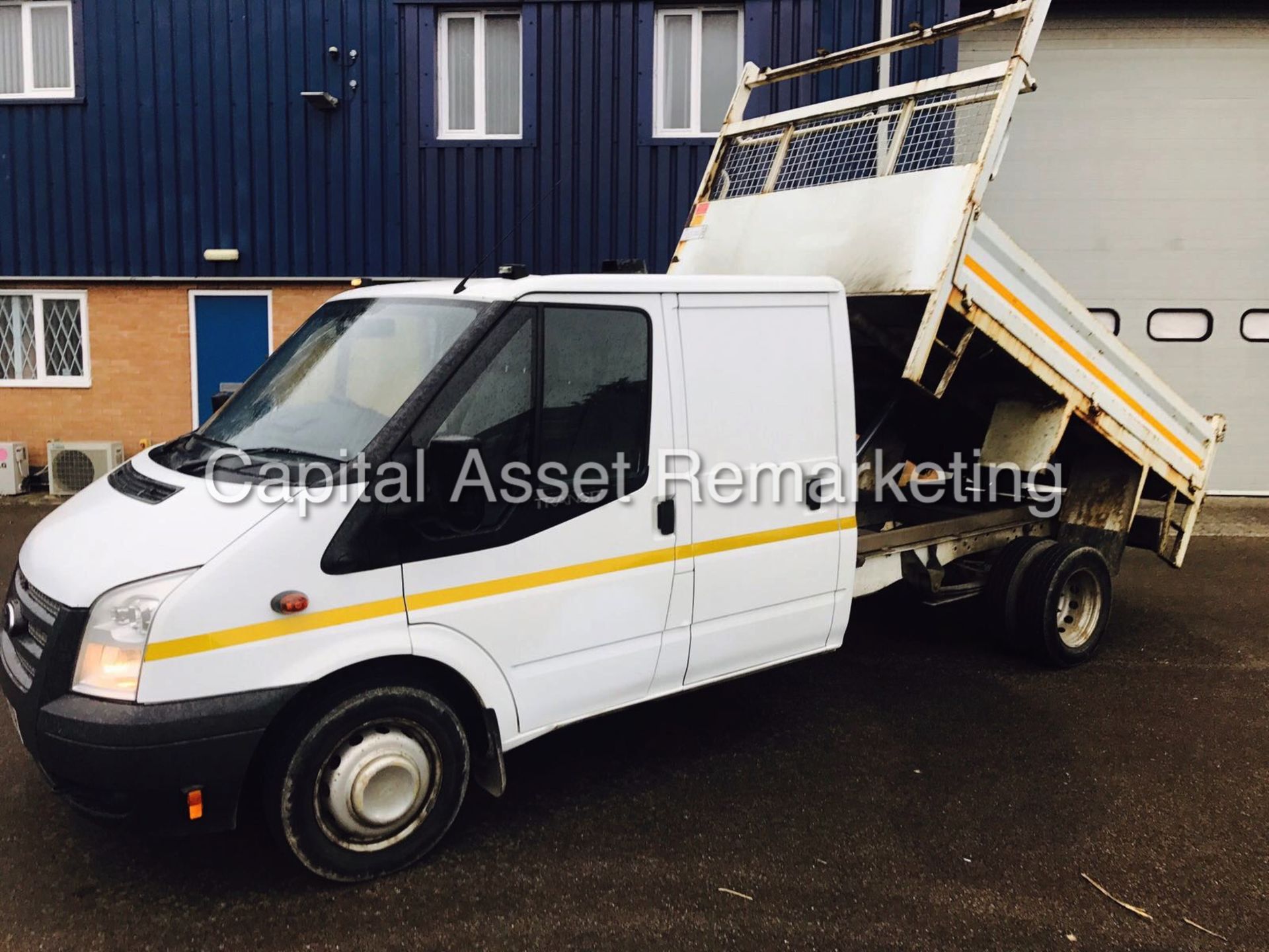 FORD TRANSIT T350L 2.2TDCI "125" DOUBLE CAB TIPPER - 2014 MODEL - 1 OWNER - AIR CON - GREAT SPEC!!! - Image 2 of 14