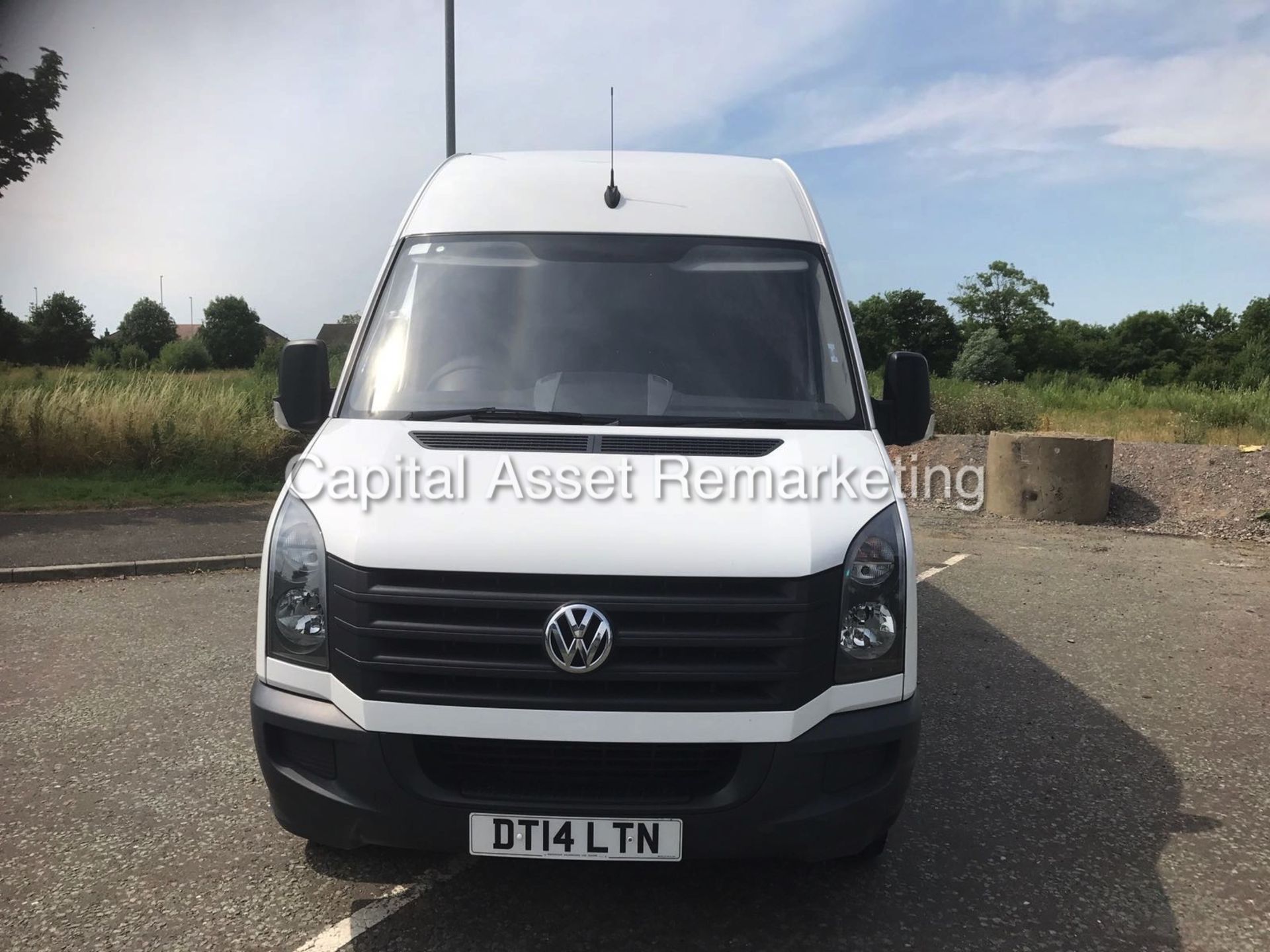 (ON SALE) VOLKSWAGEN CRAFTER 2.0TDI CR35 "136BHP - 6 SPEED" LWB / HI TOP (14 REG-NEW SHAPE) ONLY 63K - Image 2 of 14