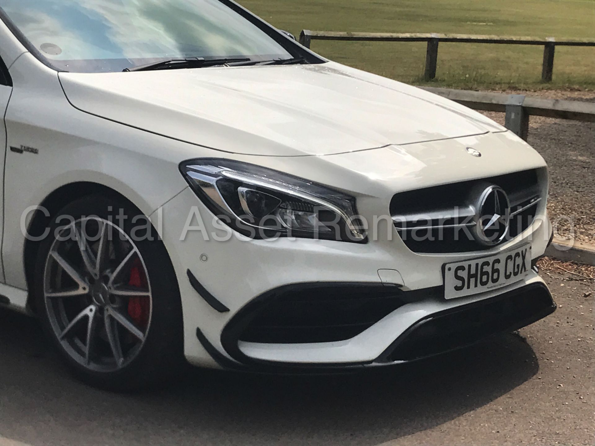 MERCEDES-BENZ CLA 45 'AMG 4-MATIC' (2017 MODEL) AUTO - LEATHER - SAT NAV - AERO KIT **MONSTER SPEC** - Image 4 of 45