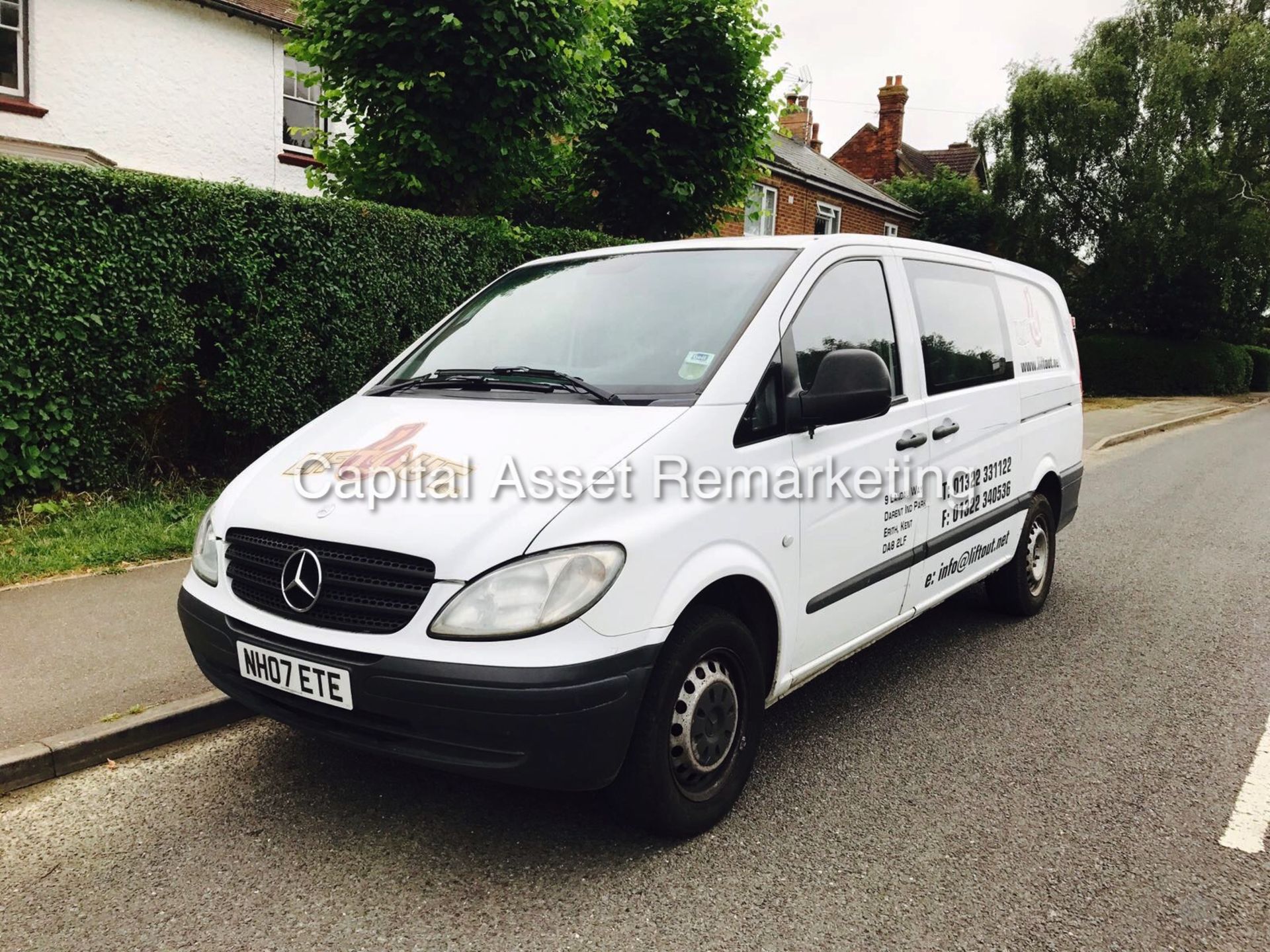 (ON SALE) MERCEDES VITO 111CDI "110BHP - 6 SPEED" (2007) LWB 6 SEATER "DUEL LINER" ELEC PACK