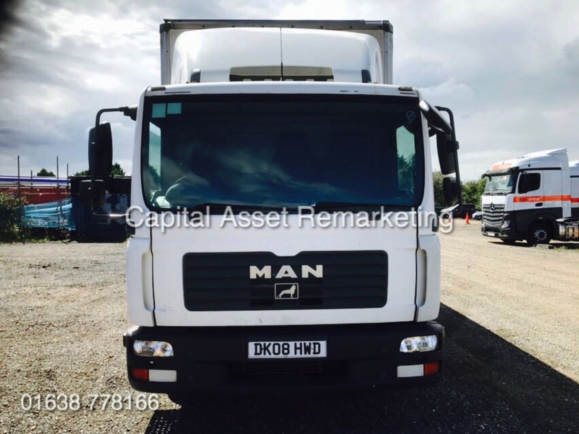 MAN TGL7 "150BHP" 20FT CURTAIN SIDE TRUCK (08 REG) TAIL LIFT - LONG PLATE / MOT - LEZ COMPLIANT - Image 2 of 11