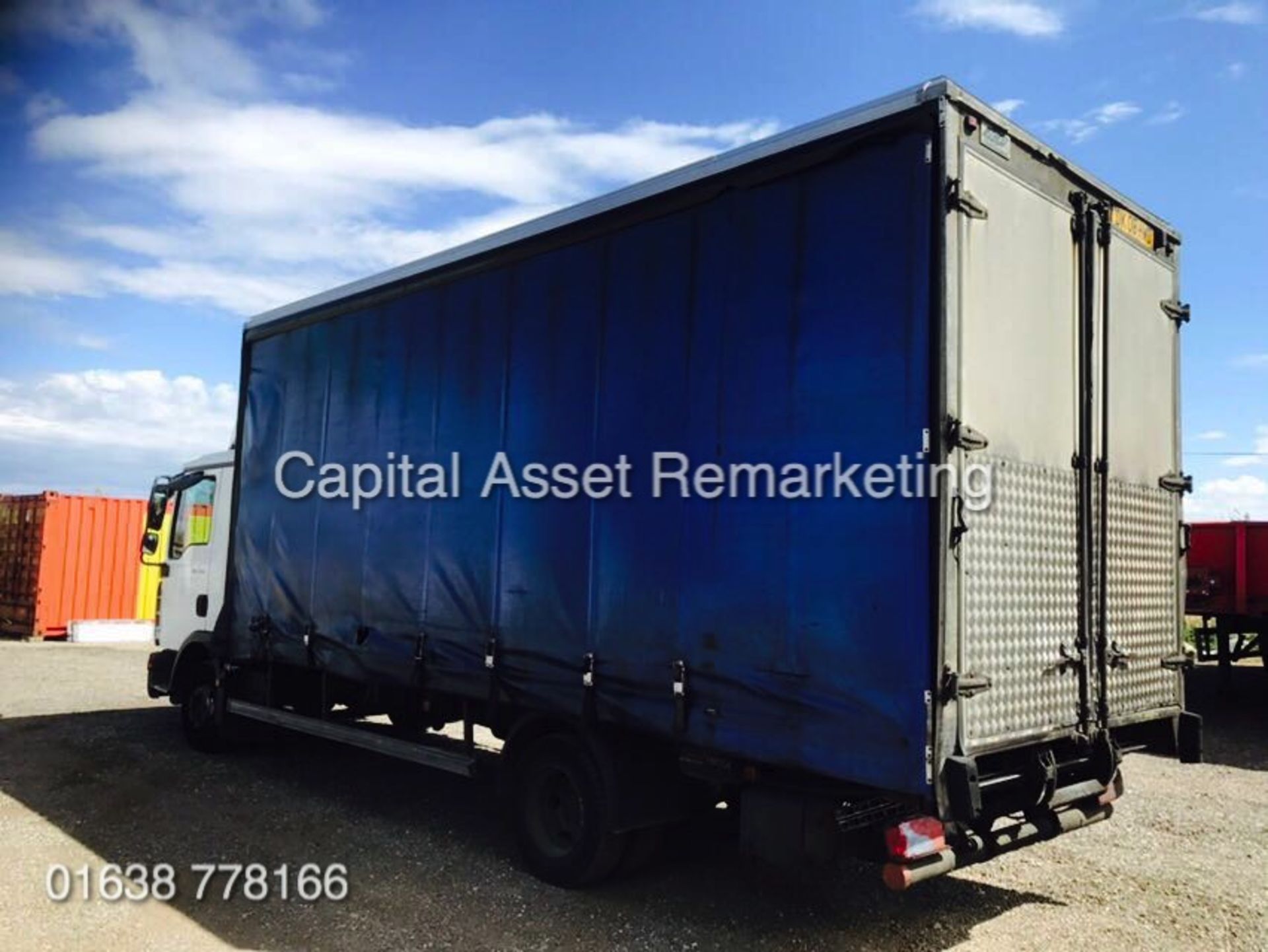 MAN TGL7 "150BHP" 20FT CURTAIN SIDE TRUCK (08 REG) TAIL LIFT - LONG PLATE / MOT - LEZ COMPLIANT - Image 4 of 11