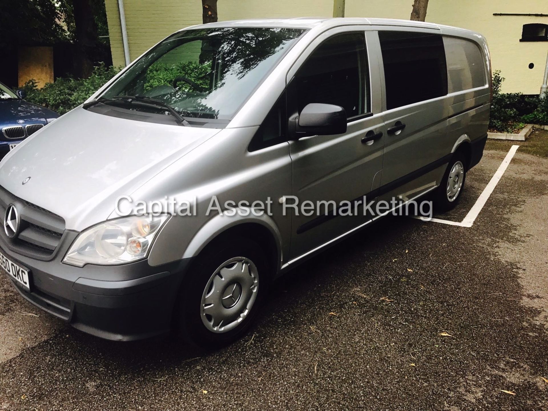 MERCEDES VITO 113CDI DUELINER / COMBI VAN - 5 SEATER - MASSIVE SPEC - AIR CON - SILVER- (2011) MODEL - Image 3 of 12