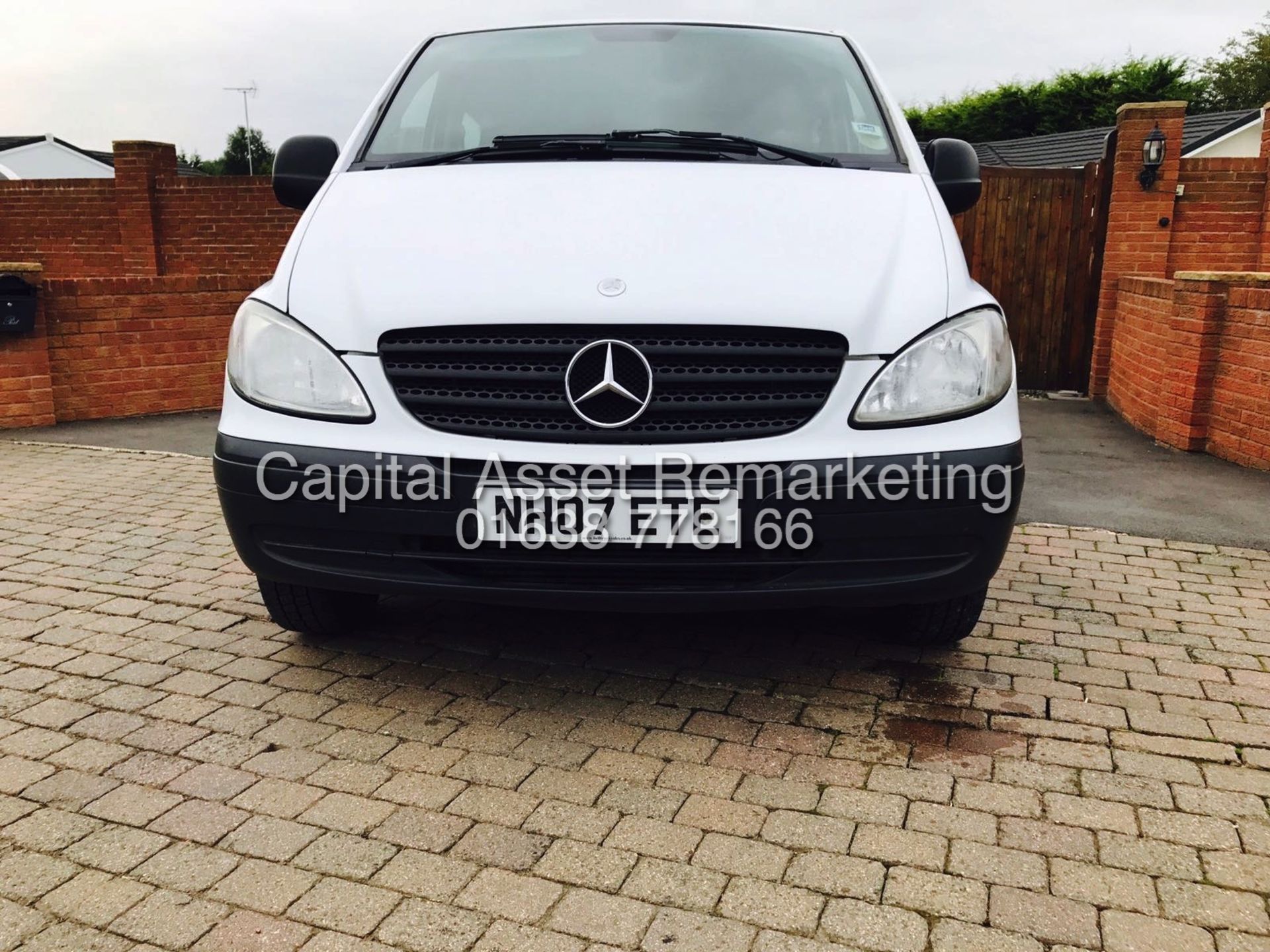 MERCEDES VITO 111CDI "110BHP - 6 SPEED" LWB (07 REG) 6 SEATER DUEL LINER / COMBI VAN - Image 2 of 16