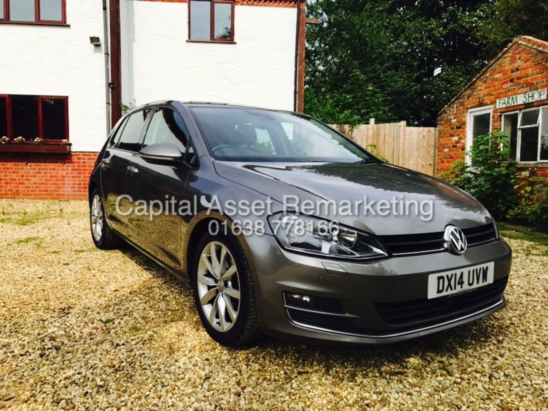 VOLKSWAGEN GOLF 2.0 "GT TDI" (150BHP - 6 SPEED) 5 DOOR HATCH (14 REG NEW SHAPE )1 OWNER FSH- SAT NAV - Image 4 of 17